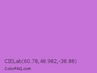 CIELab 60.78,48.982,-38.88 Color Image