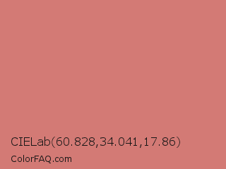 CIELab 60.828,34.041,17.86 Color Image