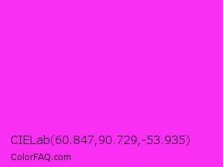 CIELab 60.847,90.729,-53.935 Color Image