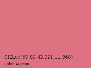CIELab 60.89,43.391,11.868 Color Image