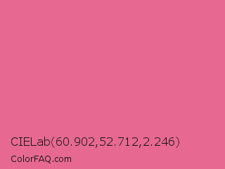 CIELab 60.902,52.712,2.246 Color Image
