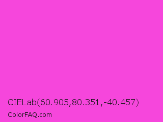 CIELab 60.905,80.351,-40.457 Color Image