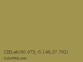 CIELab 60.973,-5.146,37.792 Color Image