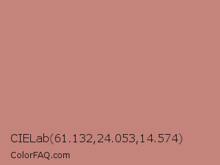 CIELab 61.132,24.053,14.574 Color Image