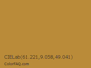 CIELab 61.221,9.058,49.041 Color Image