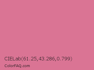 CIELab 61.25,43.286,0.799 Color Image