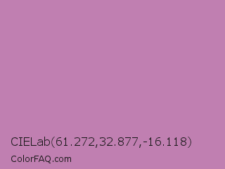 CIELab 61.272,32.877,-16.118 Color Image
