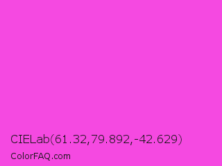 CIELab 61.32,79.892,-42.629 Color Image