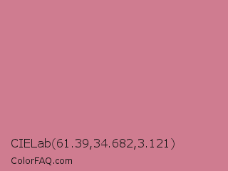 CIELab 61.39,34.682,3.121 Color Image