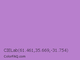CIELab 61.461,35.669,-31.754 Color Image