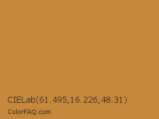 CIELab 61.495,16.226,48.31 Color Image