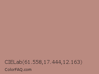 CIELab 61.558,17.444,12.163 Color Image