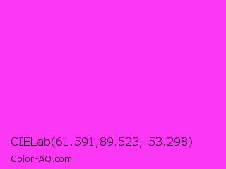 CIELab 61.591,89.523,-53.298 Color Image