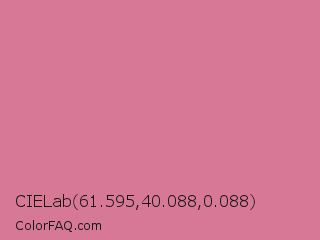 CIELab 61.595,40.088,0.088 Color Image