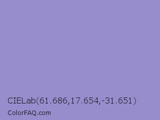 CIELab 61.686,17.654,-31.651 Color Image