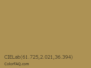CIELab 61.725,2.021,36.394 Color Image