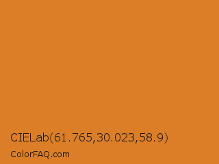 CIELab 61.765,30.023,58.9 Color Image