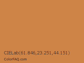 CIELab 61.846,23.251,44.151 Color Image