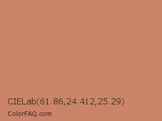CIELab 61.86,24.412,25.29 Color Image