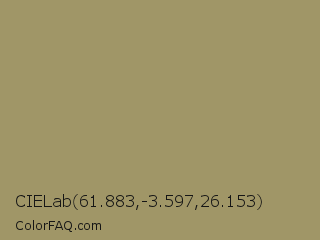 CIELab 61.883,-3.597,26.153 Color Image