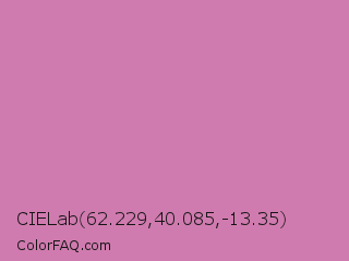 CIELab 62.229,40.085,-13.35 Color Image