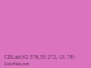 CIELab 62.578,50.272,-21.78 Color Image