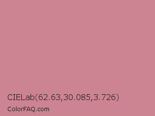 CIELab 62.63,30.085,3.726 Color Image