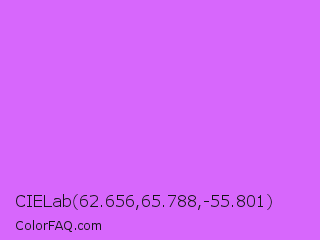 CIELab 62.656,65.788,-55.801 Color Image