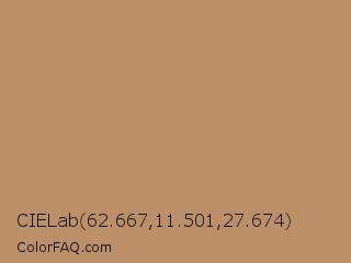 CIELab 62.667,11.501,27.674 Color Image