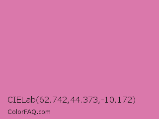 CIELab 62.742,44.373,-10.172 Color Image