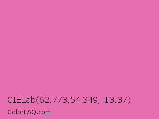 CIELab 62.773,54.349,-13.37 Color Image