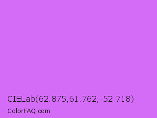 CIELab 62.875,61.762,-52.718 Color Image