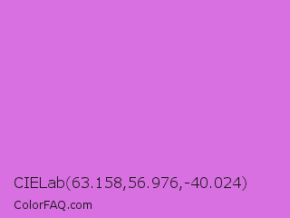 CIELab 63.158,56.976,-40.024 Color Image