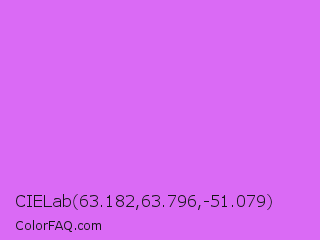 CIELab 63.182,63.796,-51.079 Color Image