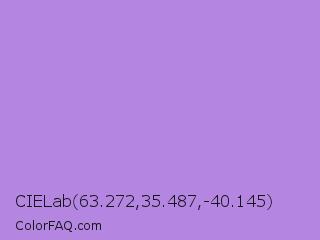 CIELab 63.272,35.487,-40.145 Color Image