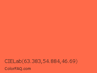CIELab 63.383,54.884,46.69 Color Image