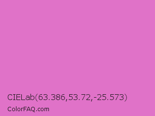 CIELab 63.386,53.72,-25.573 Color Image