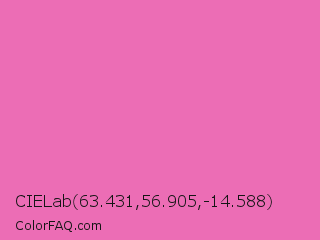 CIELab 63.431,56.905,-14.588 Color Image