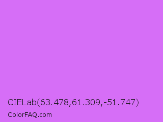 CIELab 63.478,61.309,-51.747 Color Image