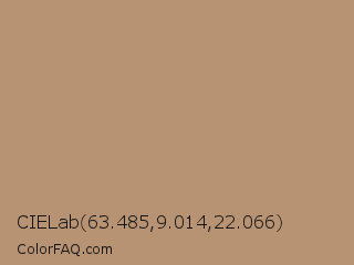 CIELab 63.485,9.014,22.066 Color Image
