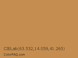 CIELab 63.532,14.059,41.265 Color Image