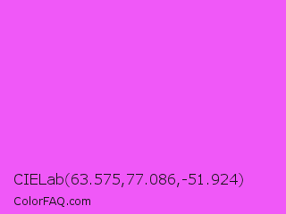 CIELab 63.575,77.086,-51.924 Color Image