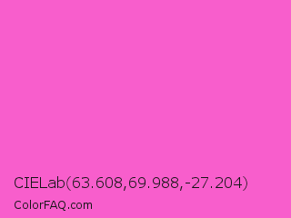 CIELab 63.608,69.988,-27.204 Color Image