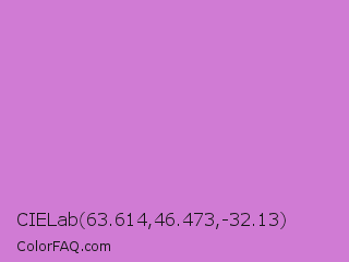 CIELab 63.614,46.473,-32.13 Color Image