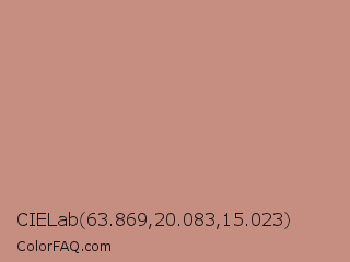 CIELab 63.869,20.083,15.023 Color Image