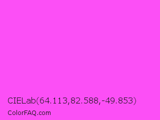 CIELab 64.113,82.588,-49.853 Color Image