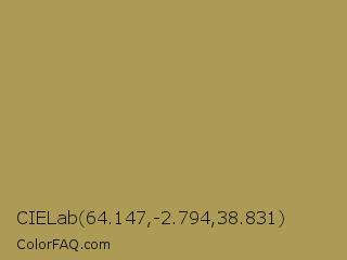 CIELab 64.147,-2.794,38.831 Color Image