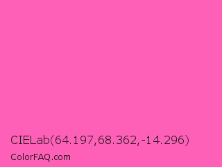 CIELab 64.197,68.362,-14.296 Color Image