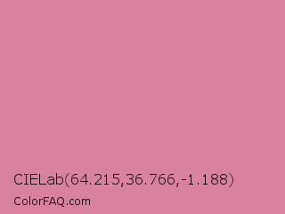 CIELab 64.215,36.766,-1.188 Color Image