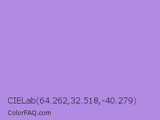 CIELab 64.262,32.518,-40.279 Color Image
